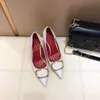 Scarpe eleganti da donna di alta qualità Tacchi alti Moda donna Colore nudo Décolleté in vera pelle Sandali da donna Fondo da sposa