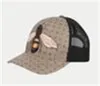 2021 Designer Mens Baseball Caps Mulher Marca Tiger Head Chapéus Bee Snake Bordado Osso Homens Mulheres Casquette Sun Hat Gorras Sports 5485441