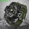 Top Luksusowy Marka Sanda Men Sport Zegarki męskie Kwarcowe Analogowe Zegar Człowiek Wojskowy Wodoodporny Wrist Watch Relogio Masculino Nowy X0524