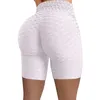 Short women Leggings Hot New Jacquard Dressing Bubble Yoga Pants Sports Fitness Hip Sampling Water Ink Shorts Legging