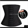 Bustiers & Womens Underwear Apparel Drop Delivery 2021 Belly Corset Tummy Girdle Plus Size Steel Bone Workout Waist Cincher Women Slim Body S