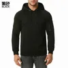 Argyle moletom manga longa hoodies homens maciço bolso casual superdestem tamanho quente zipper decoração pullover 210524