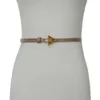 Nouvelle femelle luxe authentique en cuir ceinture de ceinture femme triangle boucle boucle corset corset bg-1549 221g