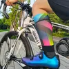 Professionell cykling glidbar andningscykelkomprimering Sport Sock Bicycle Fleet Racing Socks Män och kvinnor