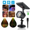 Gazonlampen Outdoor LED Laser Projector Solar Light Home Garden Party Kerstmis RGB Lichten Waterdichte lamp Dynamiek