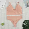 Nxy sexy sethot verkoop 2 stks bh set ondergoed vrouwen slipje sexy g-string naadloze bralette vrouwelijke lingerie zachte tank crop top 2021 1127