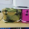 Envio de marinho cooler sólido gravata tintura camo 20l piquenique recipiente bolsa PE PU caixa isolante dom1672