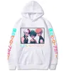 My Hero Academia Anime Hoodie Men Long Sleeve Shoto Todoroki Bakugou Katsuki Deku Sweatshirts Manga Pullover Tops H1227