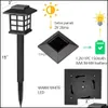 Other Festive & Party Supplies Home Garden 2/4/6/8Pcs Led Solar Pathway Lighting Waterproof Outdoor Lamp For Garden/Landscape/Garden/Terrace