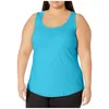 Running Trikots Damen Sommer Lässig Oansatz Feste Farbe Ärmelloses lockeres T-Shirt Plus-Size-Tank-Mode-Spitze-Röhre-Krebs-Tops weiblich