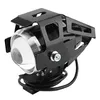 Motorfiets LED Koplamp Driving Moto Spotlight W / Switch Mini U7 Fog Spot Head Light Angel Eye Devil Eye Decoratieve lamp