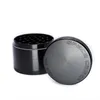 Space Case Grinders Herb Grinder 4 Piece 63 mm Tobacco Spacecase Grinders avec gratte-carreau en aluminium matériau en alliage noir Silv2181074