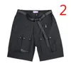 Summer hole denim shorts men's five points pants Korean version of the trend loose 5 thin section 210420