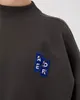 レタースプリット刺繍入りスウェットシャツ男性のためのプルオーバー女性クルーネックパーカー