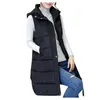 Women's Vests Women's Women Sleeveless Coat Gray Fashion Hooded Sweater Vest Blouse Shirts Sweatshirt#4