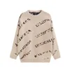 Europe women and mens designer sweaters retro classic luxury sweatshirt men Arm letter embroidery Round neck comfortable high-quality jumper