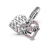 2021 mothers day 925 sterling silver jewelry beads heart mum dangle charms 799402c01 fit european style bracelets necklaces pendants diy gfit to mom for women