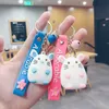 2021 Fashion Cartoon Cute Little Mouse Key Chain Creative Men And Women Bag Dropping Keychain Pendant Car Key Ring G1019