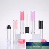 Packing Bottles Empty 8ML Lipgloss Containers Black Pink Purple Cosmetic Container Lip Tubes with Wands