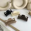 Wholesale 6 Pack Hair Clamps for Women Girls Cream Coffee Color Fashion Hairpins Bath Face Cleaning Hairs Accessories