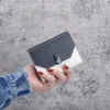 Mode Patchwork Läder Plånböcker För Kvinnor Fällande Kort Plånbok Hasp Bankkort Hållare Studenter Myntväska Mini Handväska