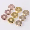 Other Solid Brass Metal Gold Rose Flat Round Shape 4mm 6mm 8mm 10mm 12mm 14mm Loose Spacer Beads Lot For Jewelry Making250L