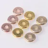 Other Solid Brass Metal Gold Rose Flat Round Shape 4mm 6mm 8mm 10mm 12mm 14mm Loose Spacer Beads Lot For Jewelry Making207T