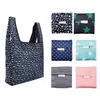 Foldable Shopping Bags Reusable Grocery Eco-Friendly Storage Bag Washable Durable Lightweight Eco Friendly Large Fashion Print