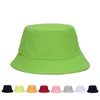 2021 Vår och höst Jelly Färg Fiskare Hat Street DIY Portable Basin Trend Sun Cap JXW886