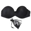 Yandw sexy push up sutiã grande Bralette Bralette Underwear Mulheres Silicone Strapless Intimates Casamento A B C D E F 70 75 80 85 90 95 210728