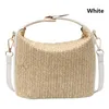 Fashion Straw Messenger Bag Bohemian Knitting Summer Purse And Handbag Vacational All-match Bucket Small Square Bags