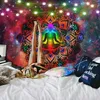 Starry Night Galaxy Decor Psychedelic Tapestry Muur Opknoping Indian Mandala Tapestry Hippie Chakra Tapestries Boho Muurdoek 210609