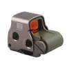 Tactical 558 Holographic Red Dot Sight Sight T-Dot Caccia del fucile da caccia con rivestimento rosso Lente antiriflesso Adattatore da 20 mm