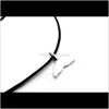 Colliers pendants pendentifs bijoux livraison drop livraison 2021 10pcs - Petite sirène spiritueux amulet ariel à poisson baleine charme de charme en cuir collier