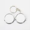Yeni Beyaz Süblimasyon Boş Kozmetik Ayna Kadın Mini Paslanmaz Çelik Moda Termal Transfer Baskı Metal Makyaj Aynalar DIY EWF7871