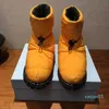 Meias de neve de inverno de lã botas à prova de água alta sapatos de salto alto retro des designer de marca de luxo