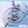 Necklaces & Pendants Jewelryhigh Quality Original 925 Sterling Sier Pan Winter Beads Necklace Women Jewelry Gift Wholesale Chains Drop Deliv