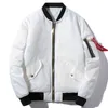 Kış Bombacı Pilot Ceket Erkekler Kadınlar Katı Hip Hop Kapşonlu Beyzbol Ceket Moda Gençlik Rüzgarlık Streetwear Beyaz Siyah Mavi Y1109