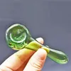 Glass Pipes Smoking Hookah Tobacco Glass Spoon Pipe Colored Small Hand Pipes For Oil Burner Dab