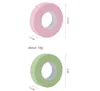 Falskt ögonfransförlängningstejp 1 Roll 9 meter rosa grönt icke-vävd andningsbar Bekväm mikropore Limning Eye Lash Tejp för sminkverktyg