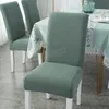 Hotel Dining Chair Covers Huis Hoge Elastische stofdichte stoelen Cover Bruiloft Banket Party Seat Anti-Dirty Decoratie Benodigdheden BH5749 WHLY