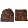 Bonnets Skullies d'hiver pour hommes et femmes, couvre-cou en laine, cagoule, masque Gorras, Bonnet tricoté en laine, Y21111