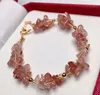 Handmade Irregular Natural Energy Crystal Stone Beaded Charm Bracelets For Women Girl Party Club Birthday Wedding Jewelry