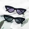2021 Sommar Fashion Cat Eye Triangle Small Frame Glasses Resor Utomhus Party Decoration Kvinnors Solglasögon