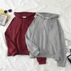 Korobov Harajuku Ulzzang Hoodie Femme Vintage Uzun Kollu Kadın Tişörtü Kore Streetwear Büyük Boy Tiki Tarzı Hoodies 210430