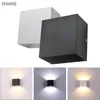 Wall Lamps DONWEI 12W LED Aluminium Light Indoor Decor Simple Sconce Lights Bedroom Stairs Corridor Lamp AC110V/220V