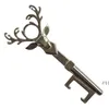 5 Kolory Deer Head Piwo Otwieracz do butelek Brelok Portable Metal CorksCrew Household Dwa10744