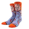 Chaussettes pour hommes Anime Hommes Femmes Designer Compression Drôle Halloween Genou Long Calcetines Dropshiping En Gros