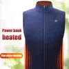 PARATAGO Winter Electric Warm Heating Vest Fleece Smart Men Women Heated Jacket Fever Recharge Fishing Clothes Graphene P8182 210923