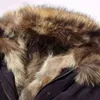 長い防水ジャケットのフェイクの毛皮のコート男の冬のジャケットフグのジャケット男性冬の暖かいコート男性の服211129